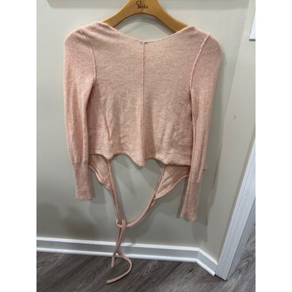 Free People Cashmere Reversible Wrap Sweater - Picture 2 of 2